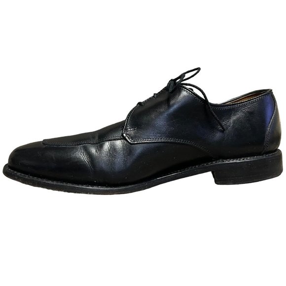 Allen Edmonds Burton Black Leather Apron Toe Derby Oxford Dress Shoes Mens 8.5 D main image 13